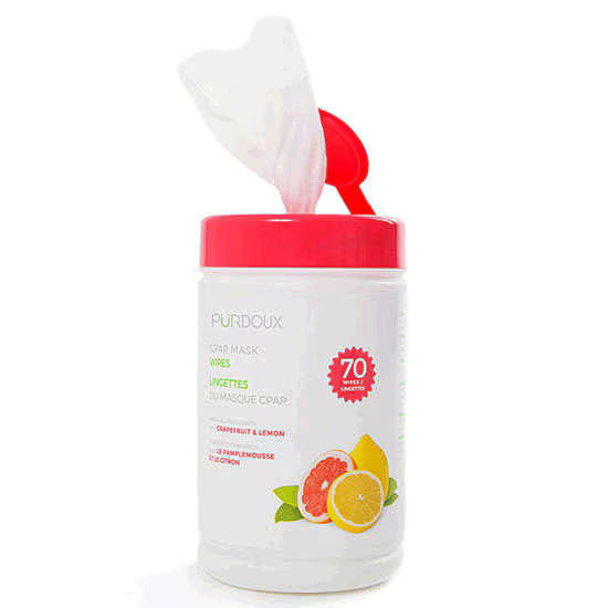Purdoux Citrus Scented Wipes Cannister
